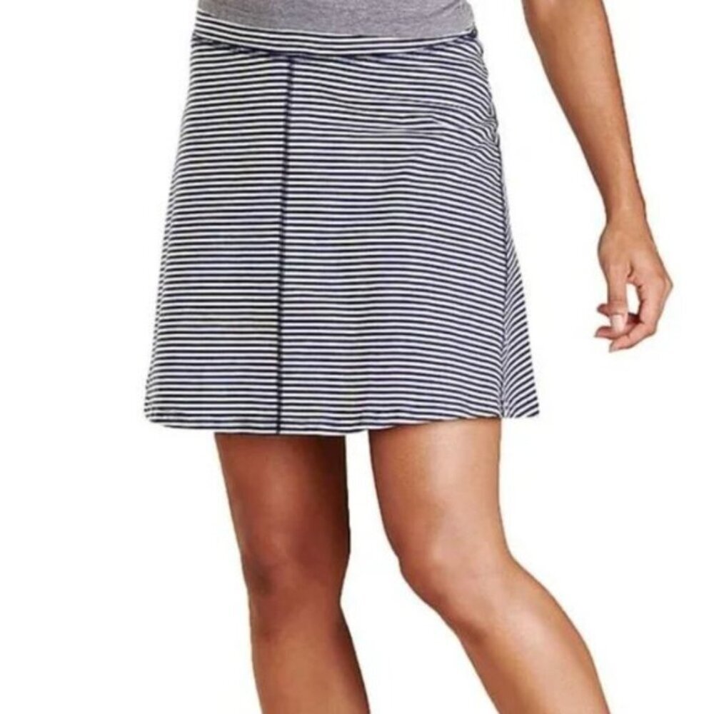 Toad&Co Seleena Samba Skort navy lean stripe large